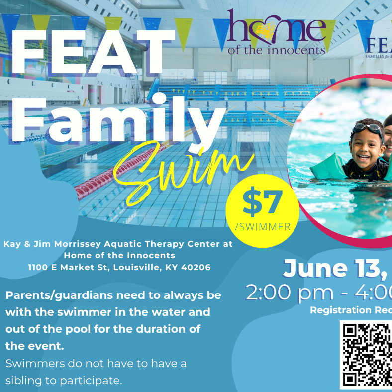 FEAT Family Swim at Home of the Innocents June 13 (2PM-4PM) - logo
